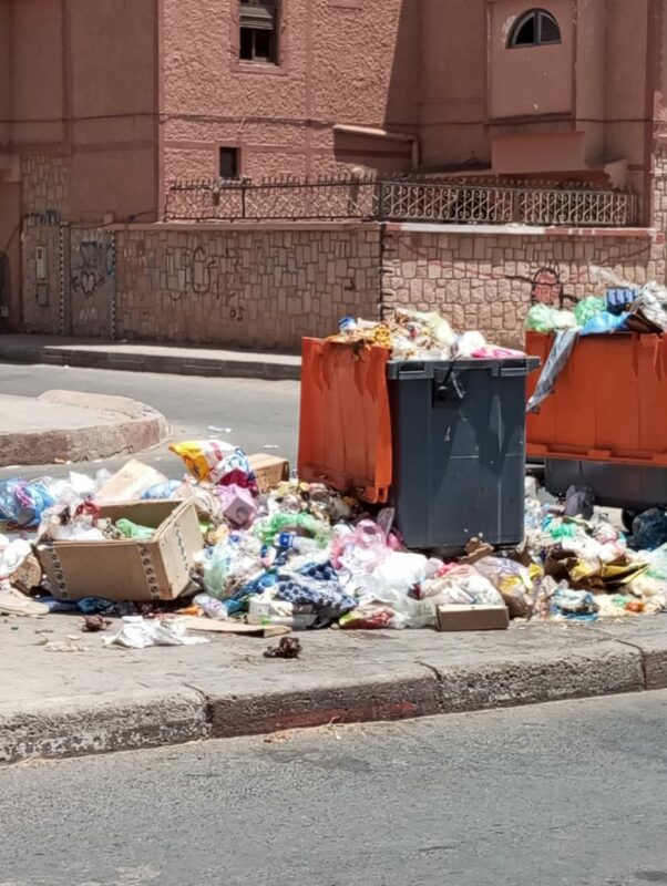 قلعة السراغنة تحت وطئة الازبال