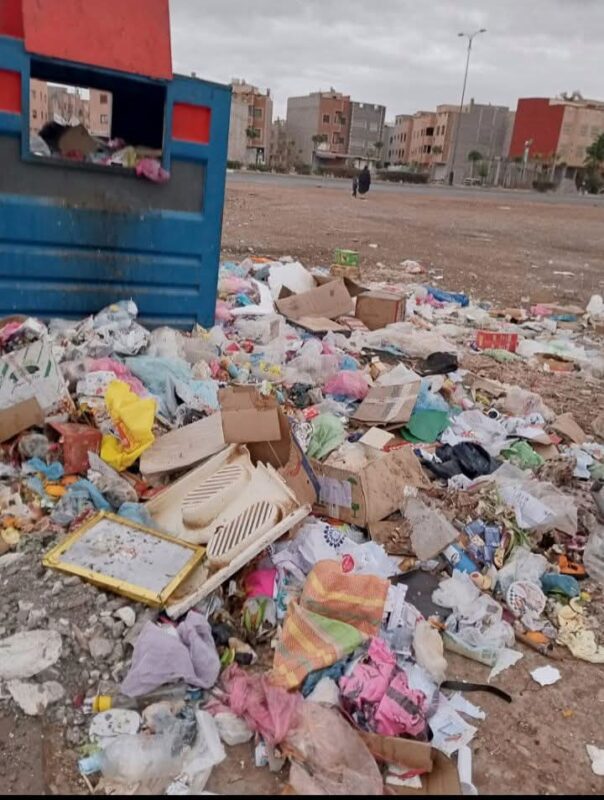 قلعة السراغنة تحت وطئة الازبال